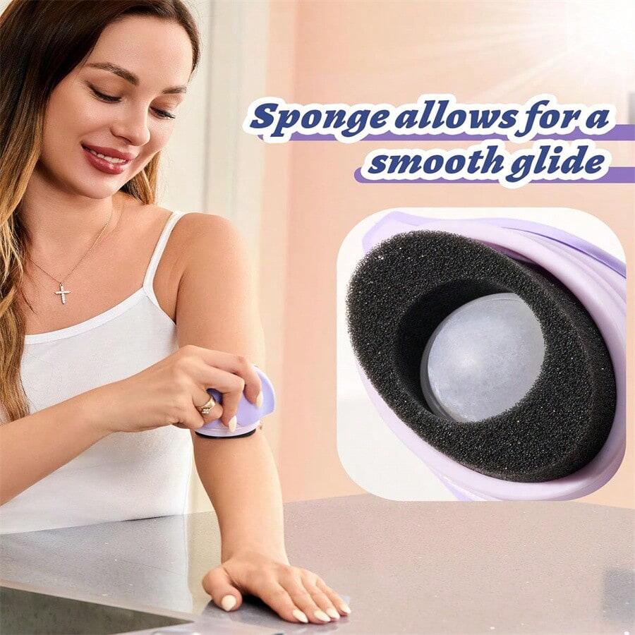 Aplicador portátil de protector solar - Aplicador de esponja rellenable para protector solar,